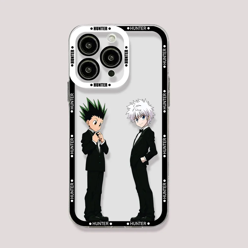 Anime Hisoka Hunter X Hunters Phone Case For iPhone 15 14 13 12 Mini 11 Pro Max X XR XS  SE 6 7 8 Plus Soft Silicone Transparent