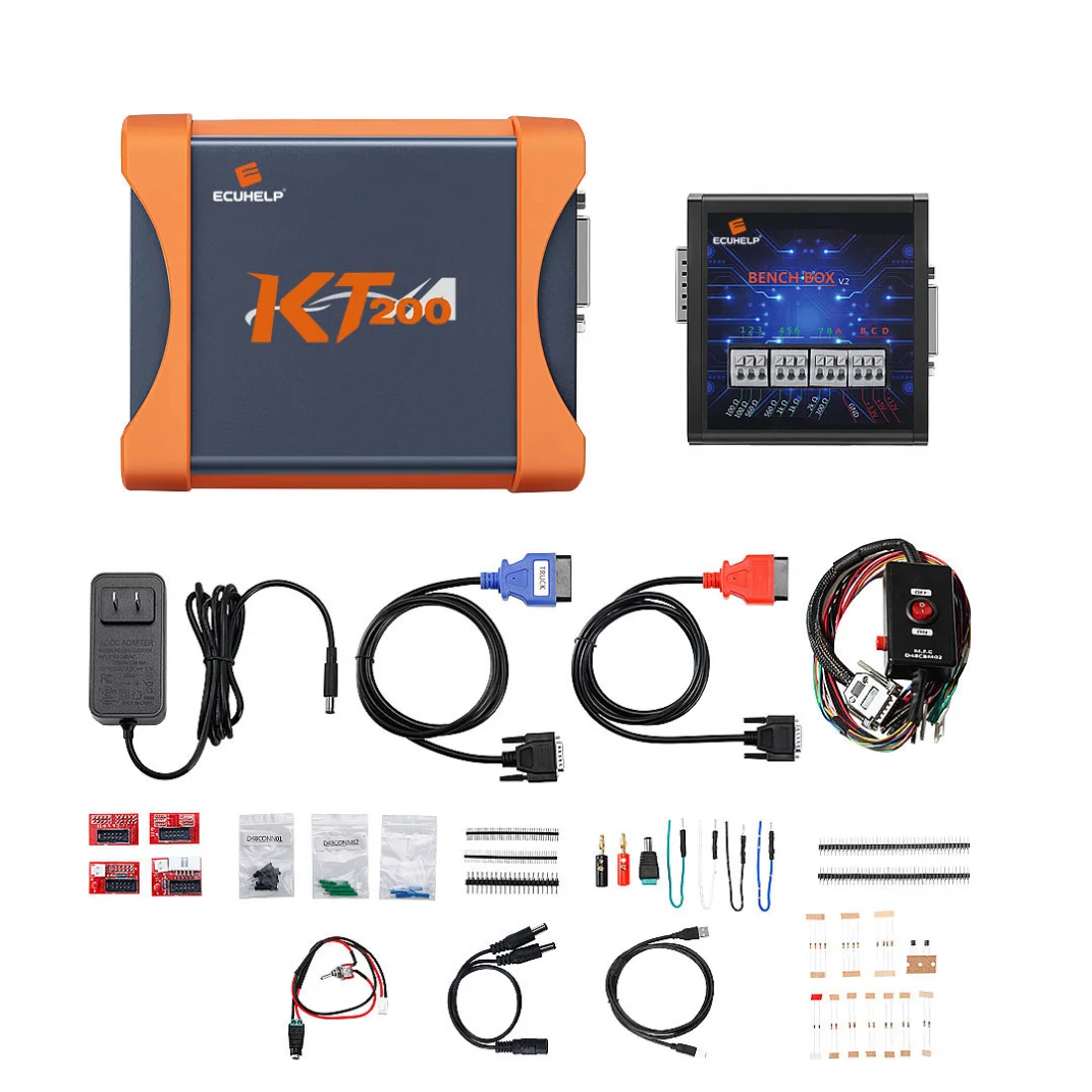 2023 KT200 ECU Programmer Full Version Support ECU Maintenance Chip Tuning DT-C Code Removal OBD BOO-T BDM-JTAG Master Version