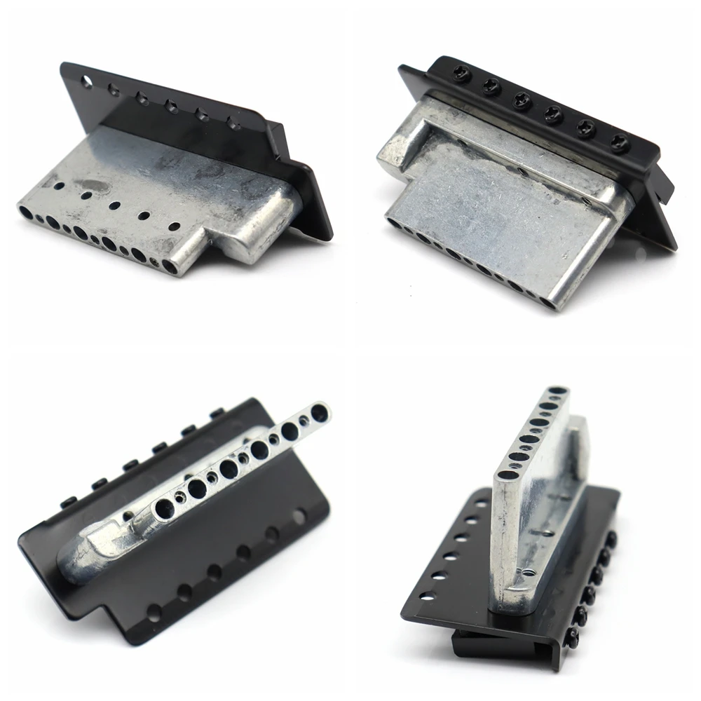 Left handed 6 String Flat Saddle Single Tremolo Bridge System for Electric Guitar