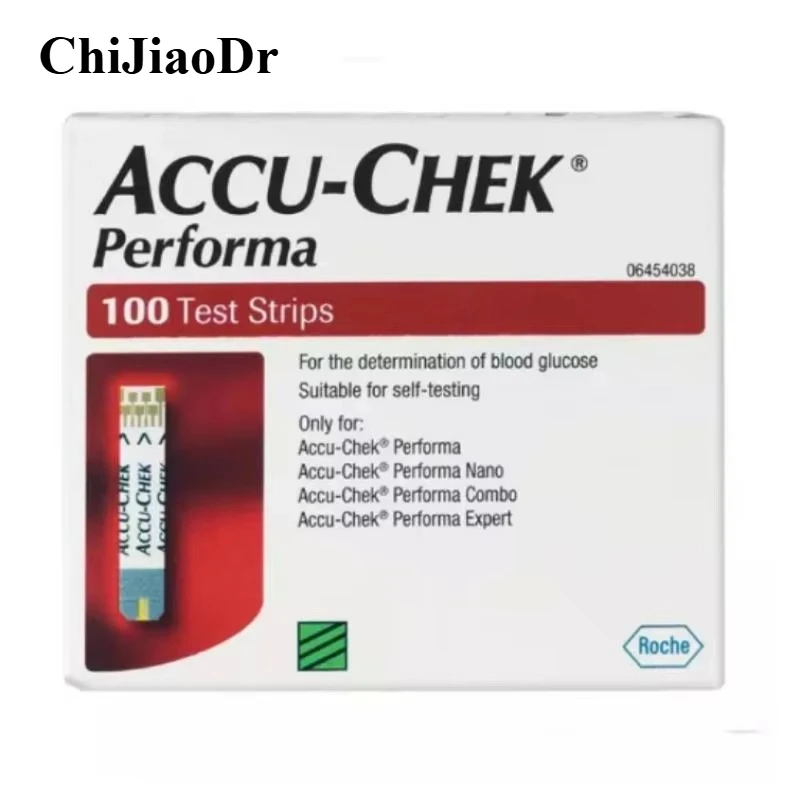 (Período de validad: último) Tira reactiva de rendimiento Accu Chek Accuchek 50's/100's
