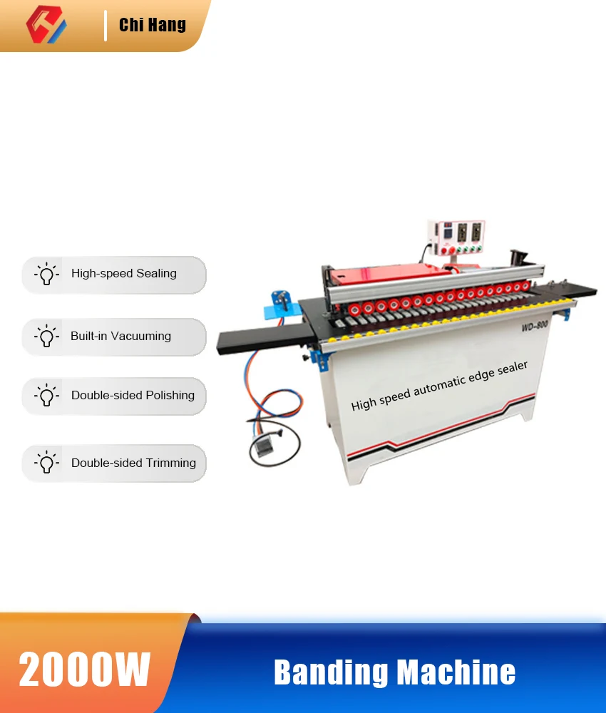 Rocker curve edge sealing machine laser precise docking special-shaped plate furniture numerical control sealing repair machine