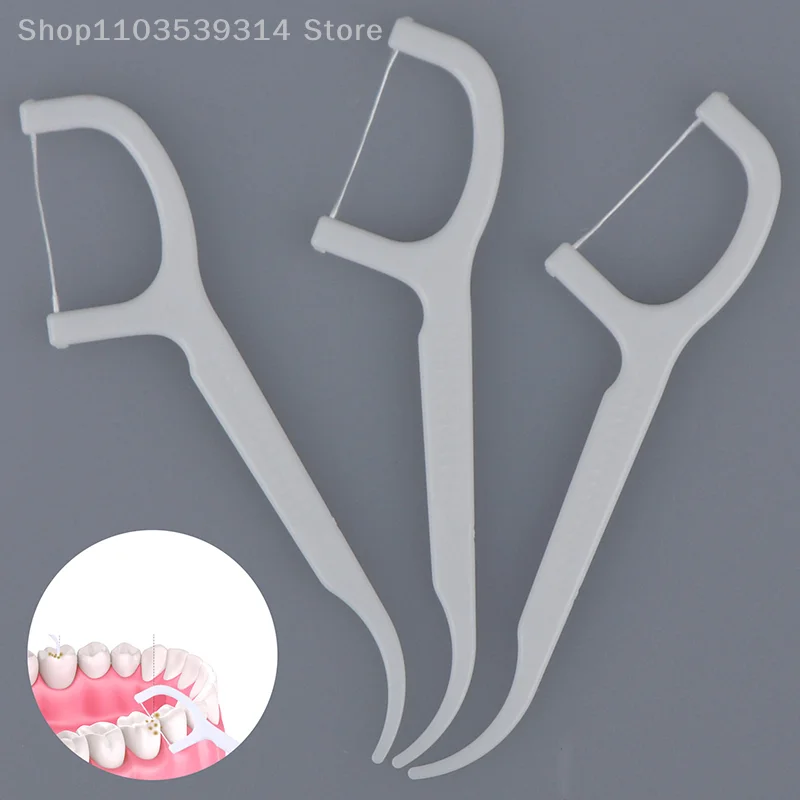 30/50/100*Dental Floss Flosser Picks Teeth Toothpicks Oral Care Tooth Clean