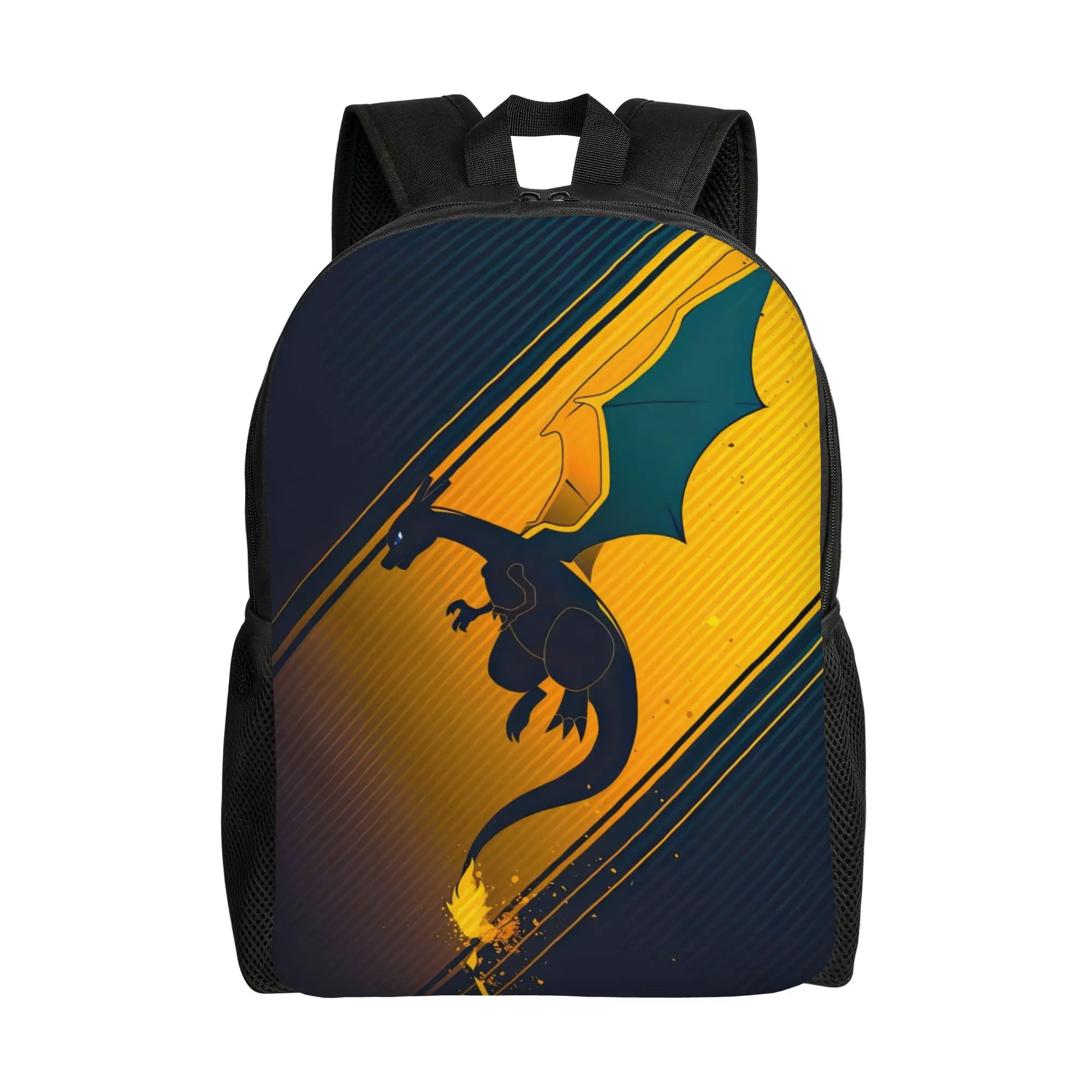 

Pokemon Book Pack Back to school season Charmander Adjustable Strap Backpack