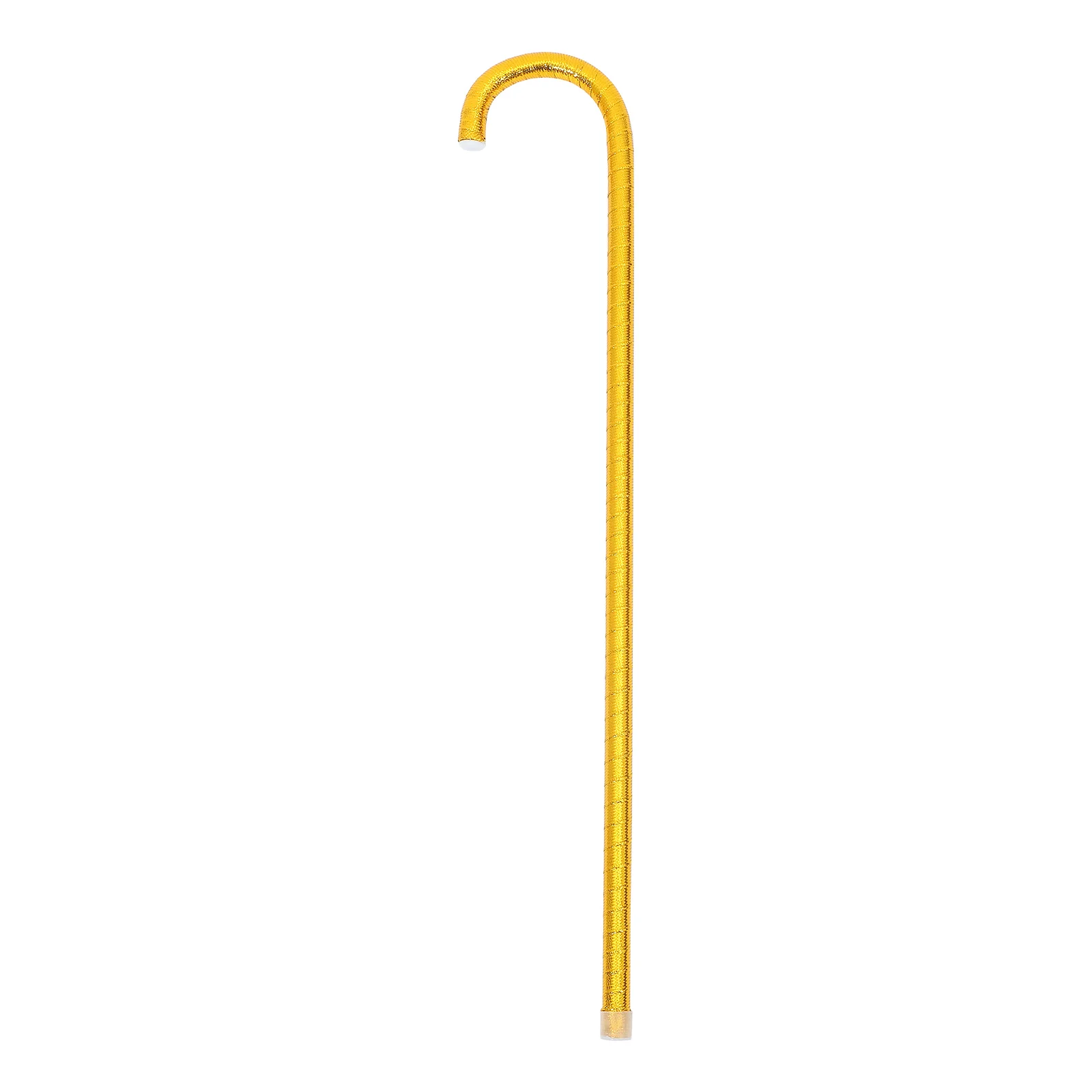 

Jazz Dance Crutches Children Cosplay Cane Golden Halloween Prop Supplies Walking Stick Costume Accessory Performance Stage