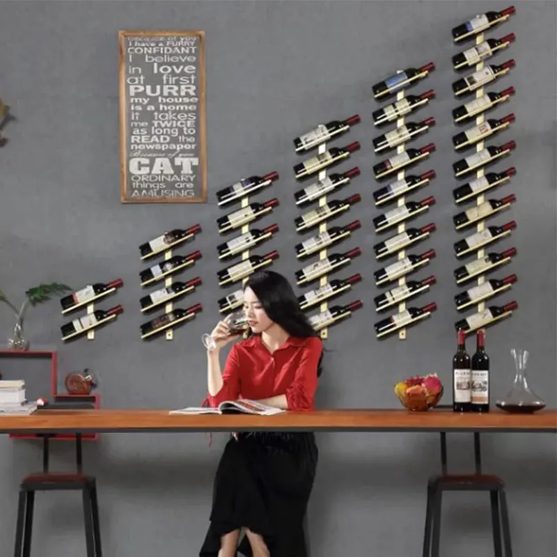 Small Woman Wine Holder Modern Minimalist Living Room Display Wine Rack Bottle Restaurant Fancy Estante Para Vino Bar Furniture