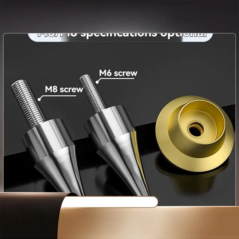 Speaker Isolation Spike Feet Stand Damper Cone For Hifi Audio Turntable Recorder AMP-N35R