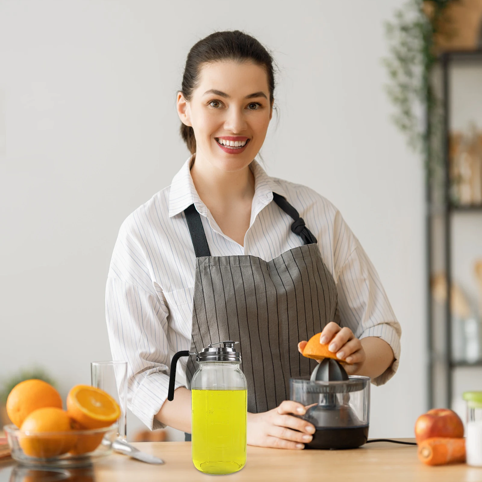 

Stainless Steel Handle Jar Lids Wide Mouth Food Grade Leakproof Canning Lids Straw Hole Rubber Rings Suitable Coffee Tea Hot