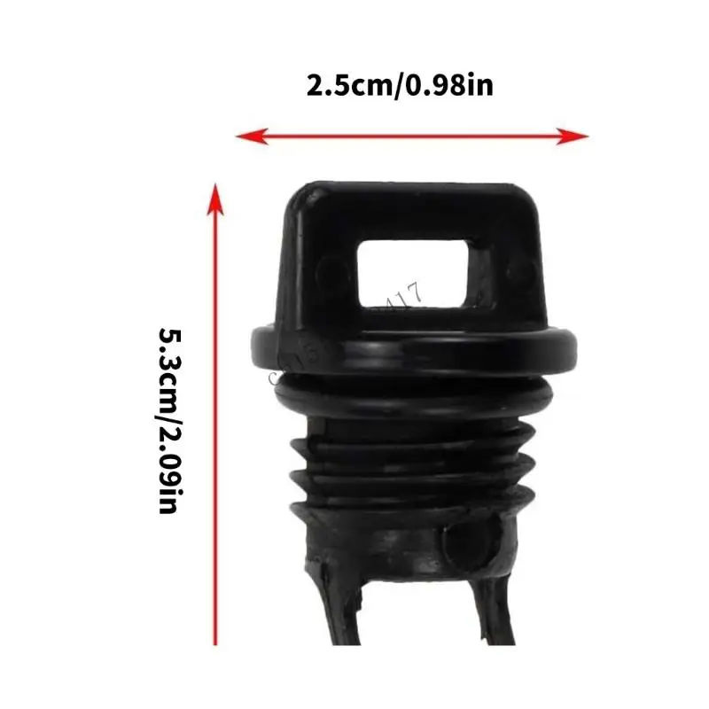 517B Rubber Marine Scupper Plugs استنزاف الثقوب سدادة من أجل قوارب قوارب الزوارق الزورق الزوارق سدادة المياه جوفاء