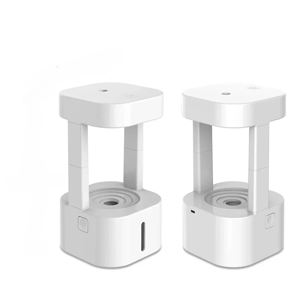 

L # For Portable Spray Mist Machine Essential Oil Aromatherapy Humidifiers Diffusers 580ml Anti-gravity Water Drop Humidifier Wi