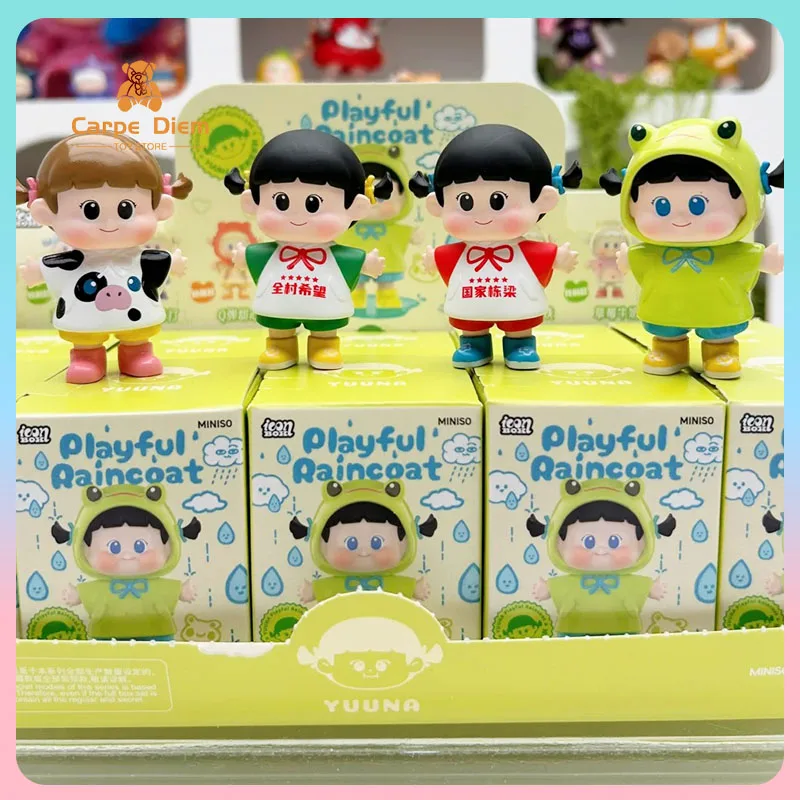 

Аутентичная глухая коробка Miniso Yuuna, игривый плащ, серия загадочных коробок, фигурка, милый модный коллекционный подарок, украшения для рабочего стола