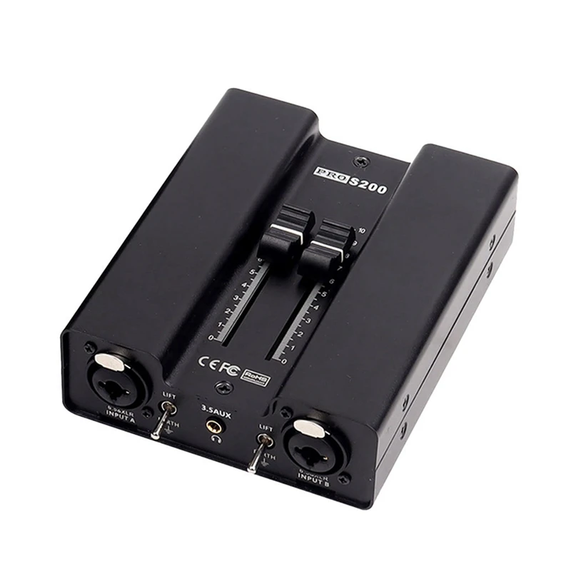 T04C-Computer Fader Audio Isolator Current Acoustic Noise Reduction Mixer Multifunction Noise Isolator Common Ground Isolator