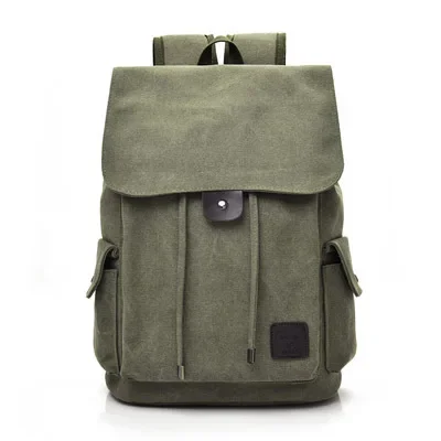 New High Quality Canvas Men Backpack Large Shoulder School Bag Rucksack For Boys Travel Fashion Camping Bags Fashion Simple Bags