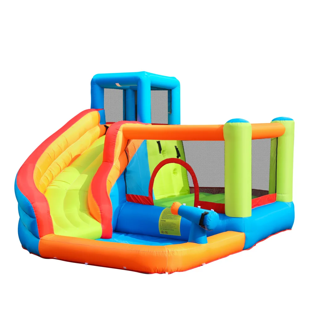 

Hot Sale Inflatable Bouncer Air Water Slide Jumping Bouncy Castle Moon Bounce House Combo With Pool Household for Kids