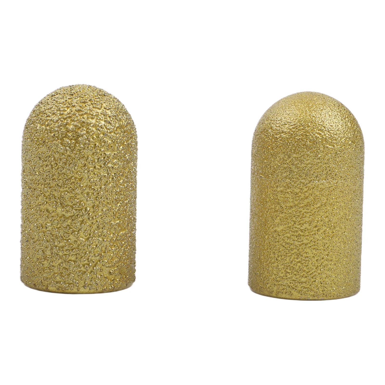 Diamond polishing heads 4 piece set for precision stone processing enabling smooth chamfering and efficient wet or dry grinding