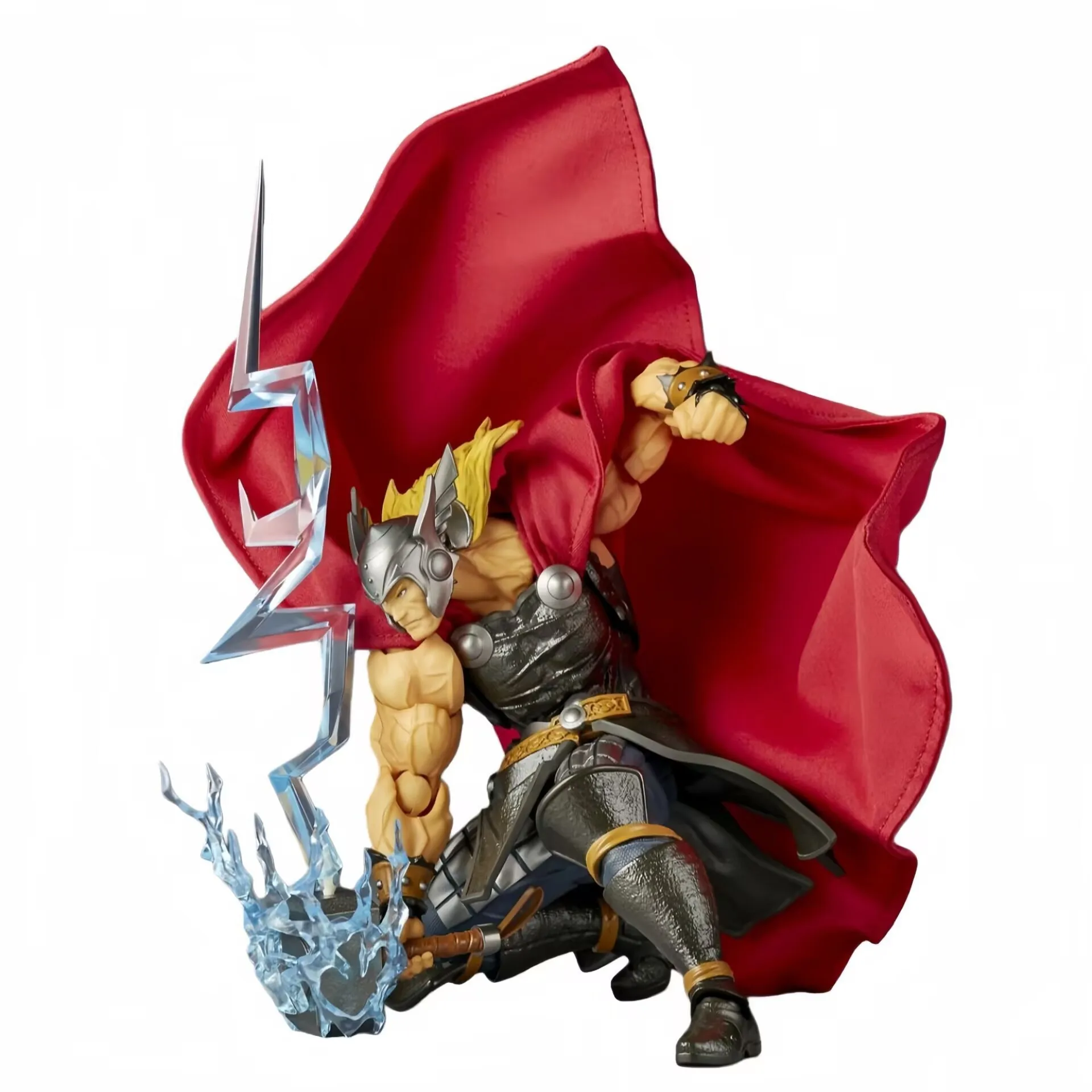 

In Stock Avengers Yamaguchi Style Thor Amazing Revoltech Articulated Action Figure Boxed Collectible Model Desktop Ornament Gift