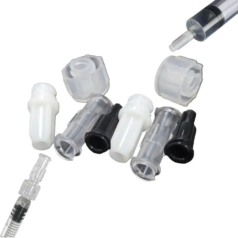 

10Pcs Medical Sterile Luer Lock Adapter DIY Accessories Transparent Plastic Syringe Connector Leak Proof Double Helix