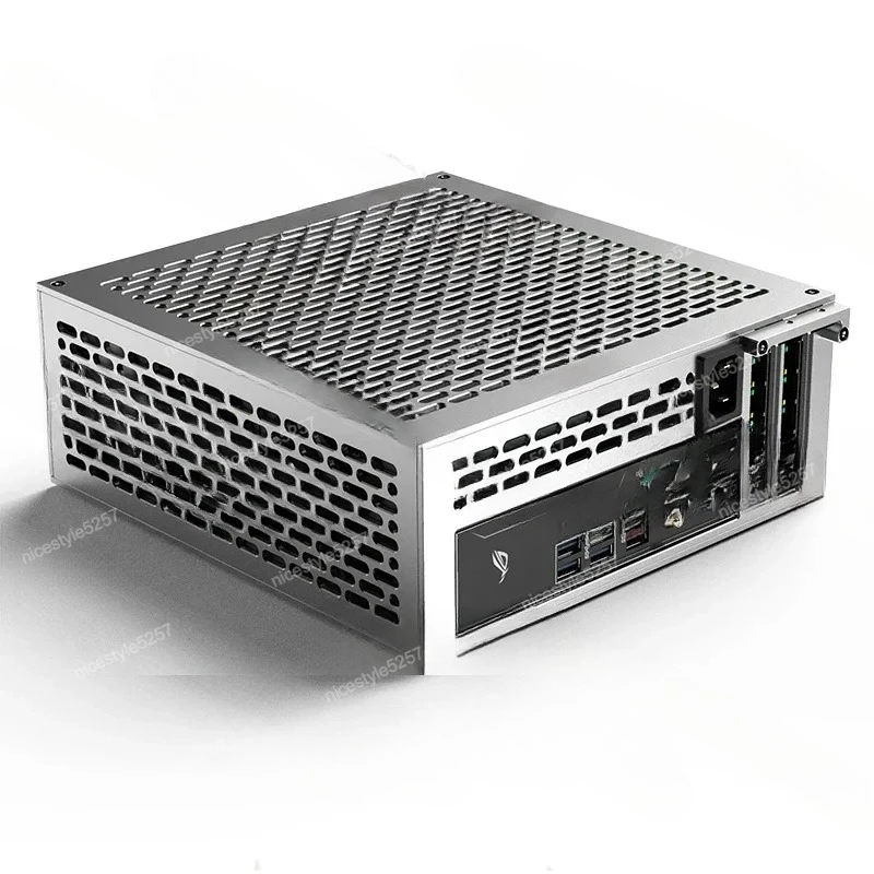 

5-литровый мини-A24-V5 с двумя слотами и одним дисплеем, шасси Itx мощностью 1u, двусторонняя снятие фаски