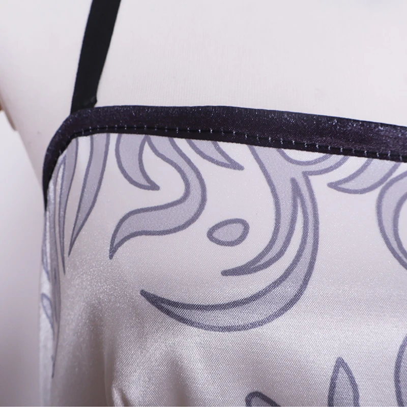 Anime Virtual YouTuber Higashi yukih Cosplay Costume Virtual Vampire Wig Blue Cheongsam Woman Lovely Halloween Costumes Suits