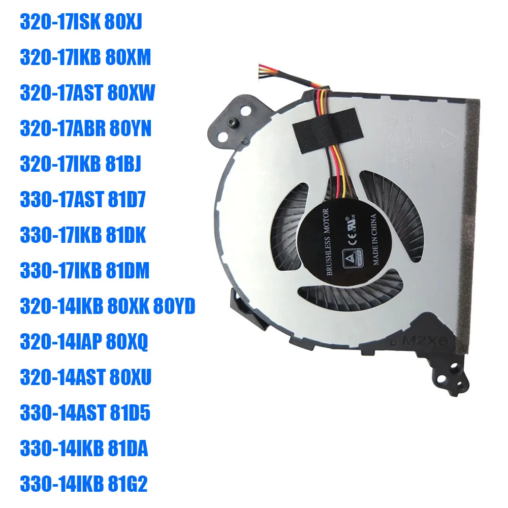 For Lenovo For Ideapad 320-17ISK 320-17IKB 320-17AST 320-17ABR 320-17IKB 330-17AST 330-17IKB 330-17IKB 320-14IKB 320-14IAP Fan