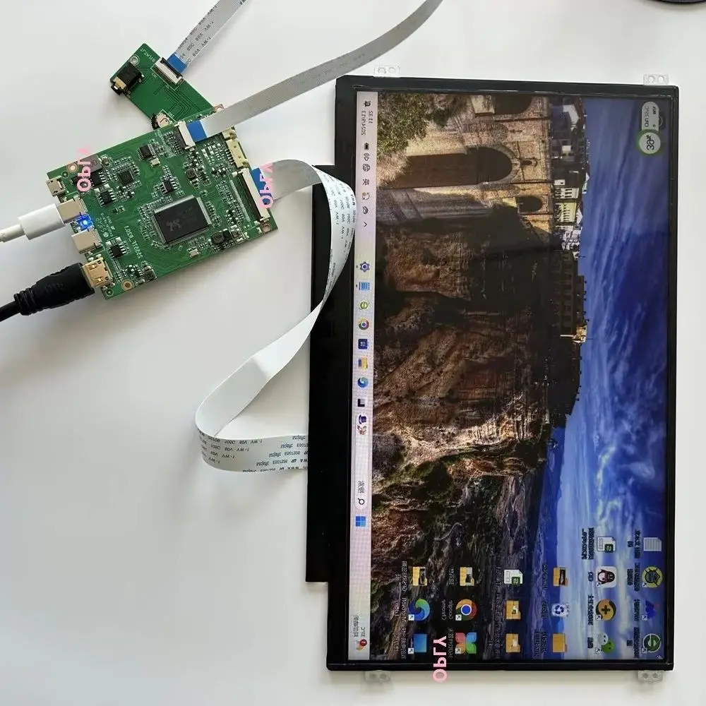

Плата контроллера 2, тип-C, мини-HDMI, 11,6-дюймовый IPS EDP-экран 1366X768 с экраном для ПК PS X360, ноутбука Raspberry DIY