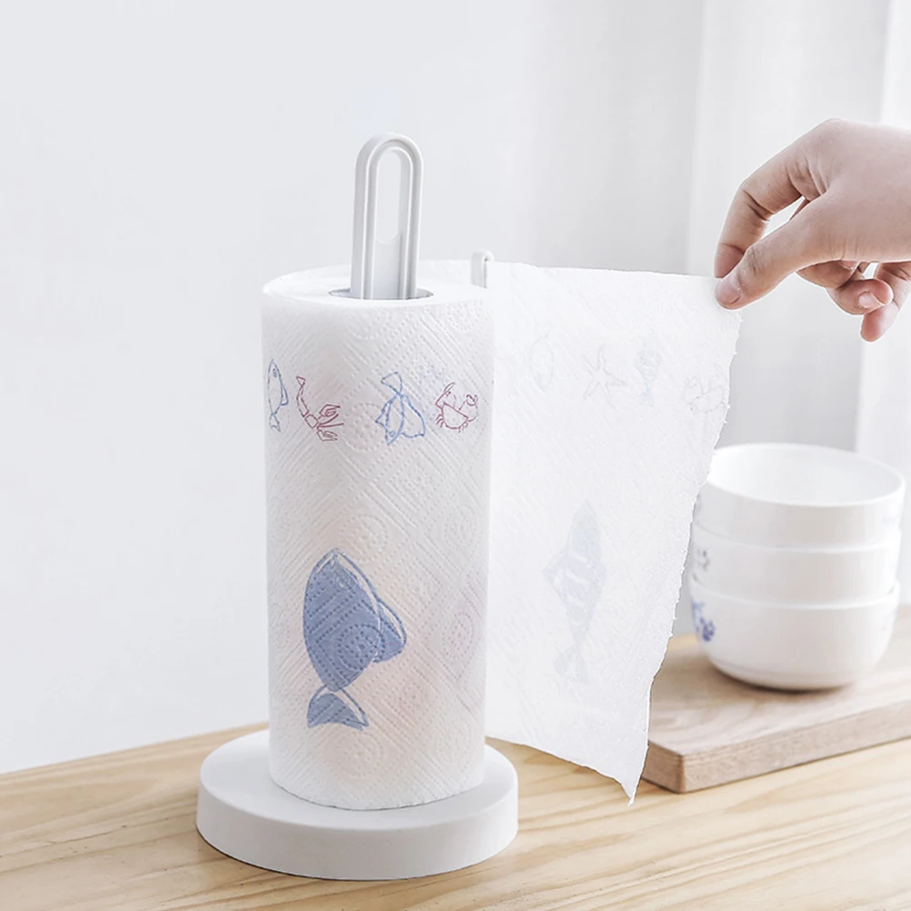 

Kitchen Upright Plastic Paper Towel Tissue Holder Home Decor Counter Decor Counter Towels Tear Roll Contemporary Paper Towel Hol