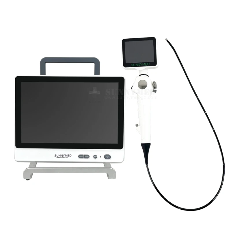 Stainless steel flexible fiber optic laryngoscope endoscope usb portable flexible video ureterorenoscope