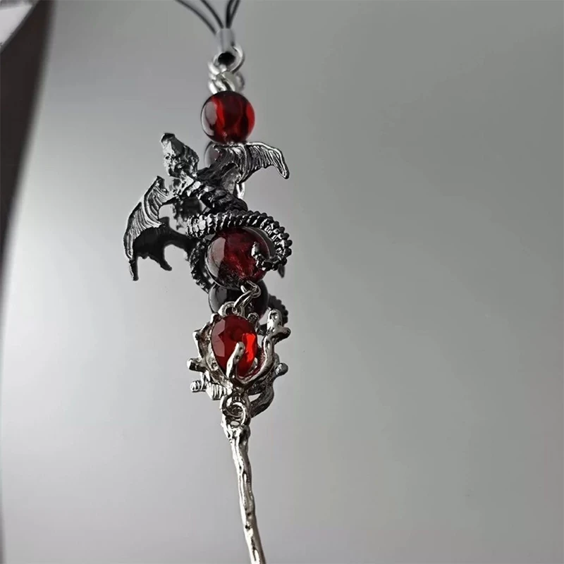 Creative Phone Charms Fashion Trendy Beaded Rabbit Mobile Phone Chain Lanyard Keychain Bag Decoration Pendant Card Book Chain
