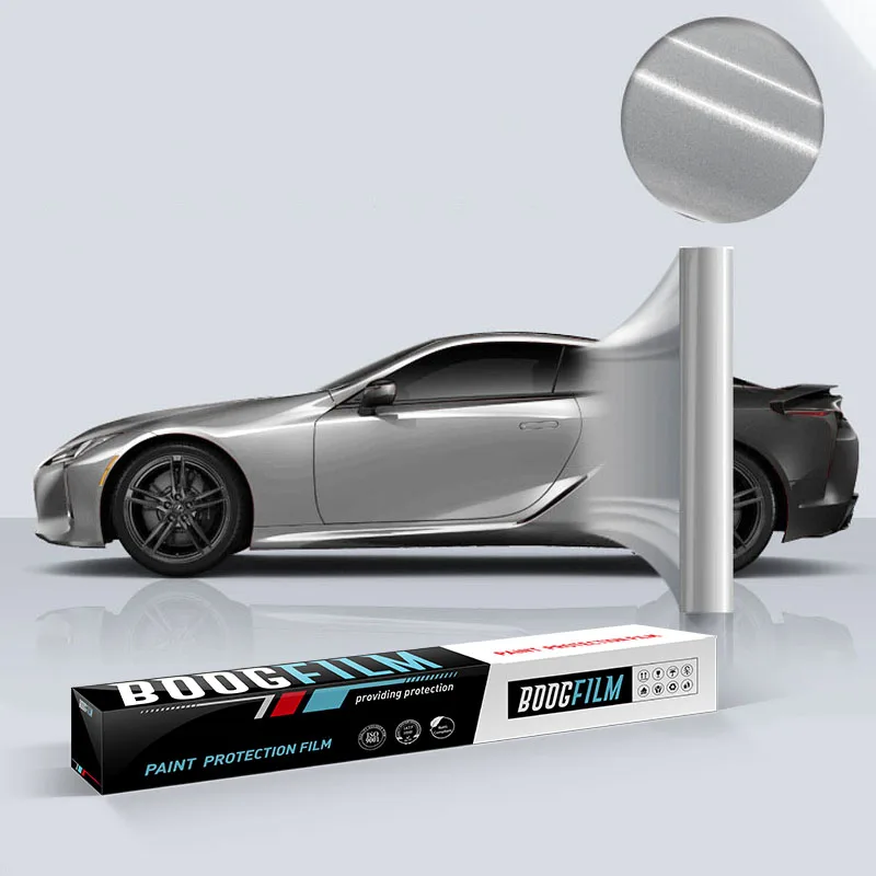 

Boofilm Matte Tpu Liquid Silver Car Wrapping Film Ppf Coloured Ppf Car Paint Protection Films