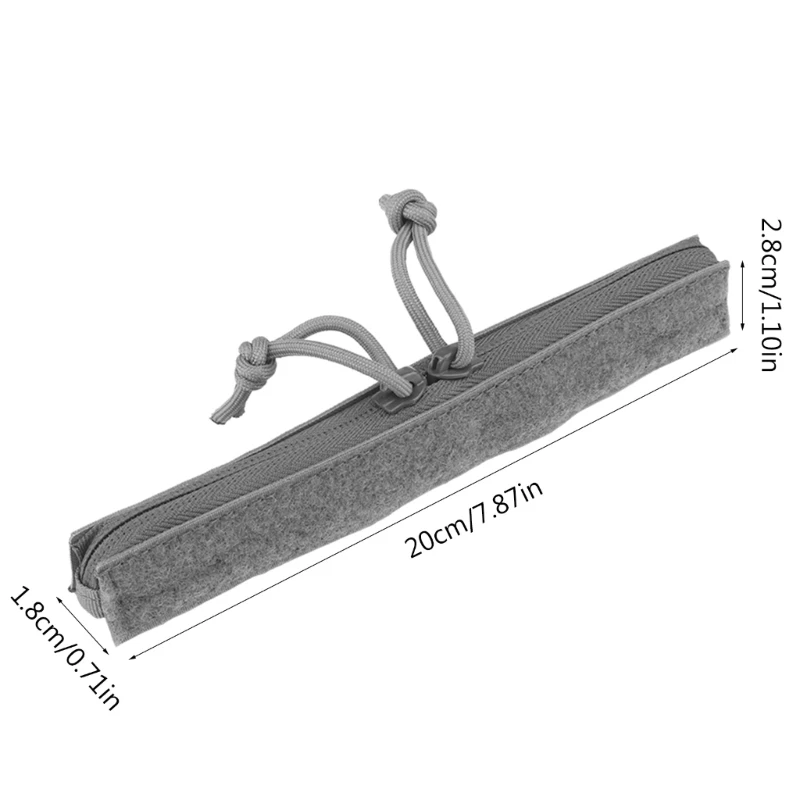 Tactic Admin Pockets Zipper Insert Hook Loop Attachment Zipper Closure for Admin Standard MBAV Plate Carriers 69HD