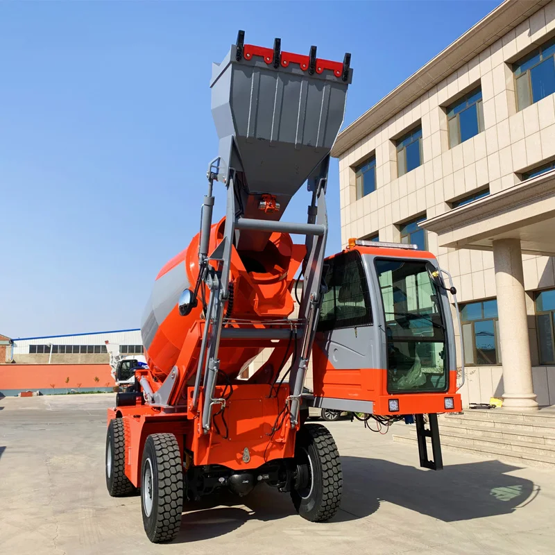 Customized Good Quality Premium Environmentally-Friendly High Capacity Concrete Truck Mixer Parts Concrete Mixer Truck 4m³