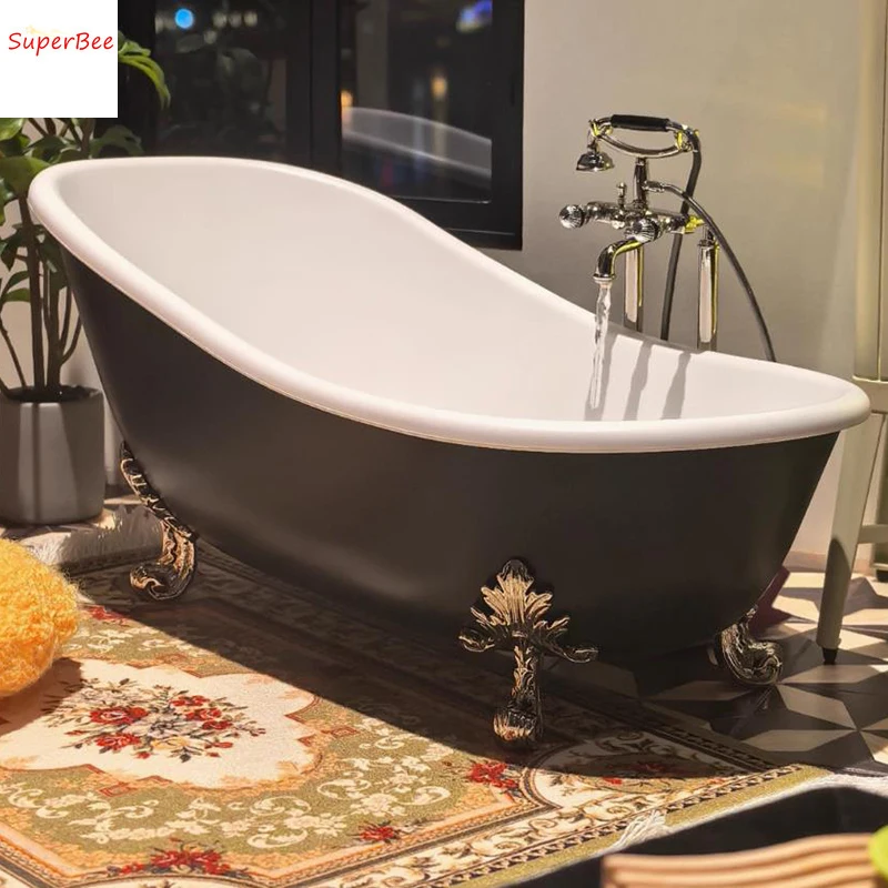 Mini vasca per casa delle bambole/modello vasca da bagno intagliato per casa delle bambole Articoli da bagno in miniatura Accessori per la decorazione di mobili Regali per bambini