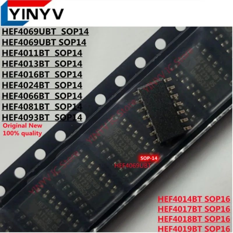 

10 шт. HEF4069UBT HEF4011BT HEF4013BT HEF4014BT HEF4016BT HEF4017BT HEF4018BT HEF4019BT HEF4066BT HEF4081BT HEF4093BT HEF4069UBT