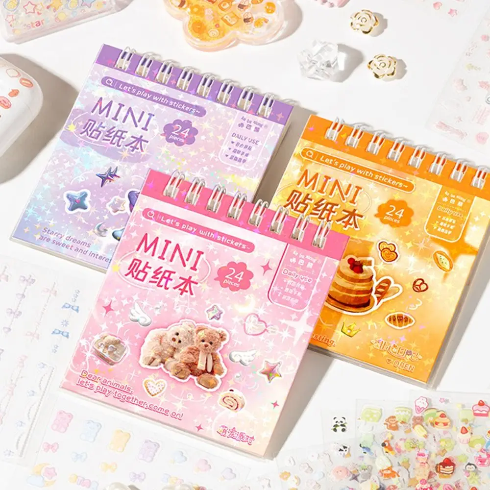 24 pezzi di adesivi per unghie alla moda senza ripetizione adesivi per tazze autoadesive fai da te adesivi multifunzione per cartoni animati per la decorazione di nail art