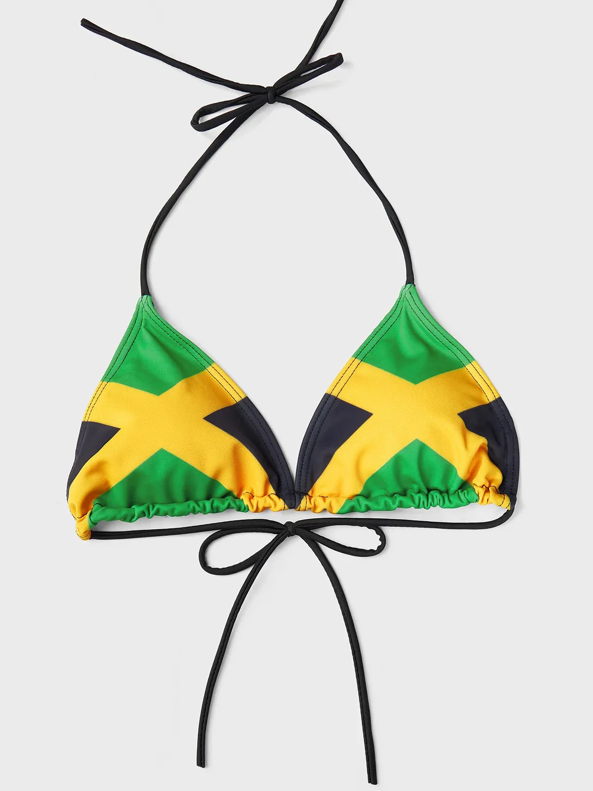 Y2K sexy jamaïcain bikini drapeau chiffons rétro à faire vieux progressivement exotique femmes bikini humoristique maillot de bain haut de gamme costume de plage