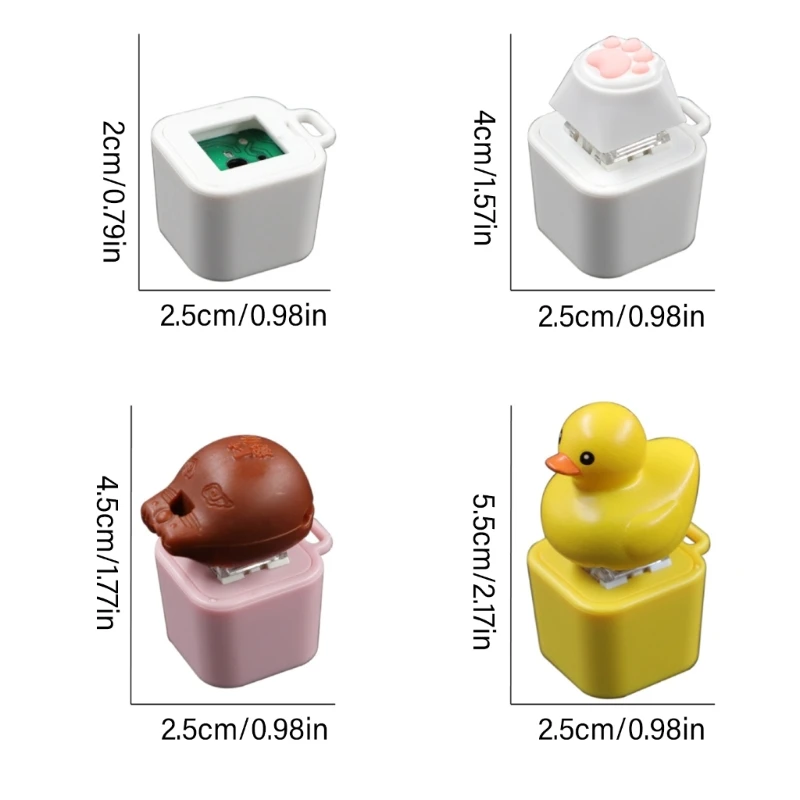 Teclados mecánicos recargables, probador ejes teclas, colgante llavero descompresión RGB, interruptores, juguete