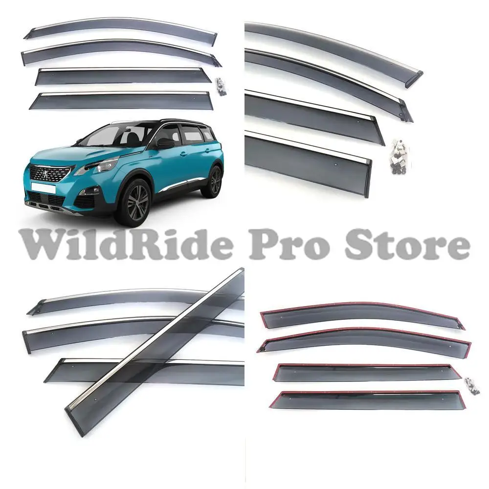 

1 set Thickened Window Rain Visor for Peugeot 5008 2017-2023 Rain Guard Deflector