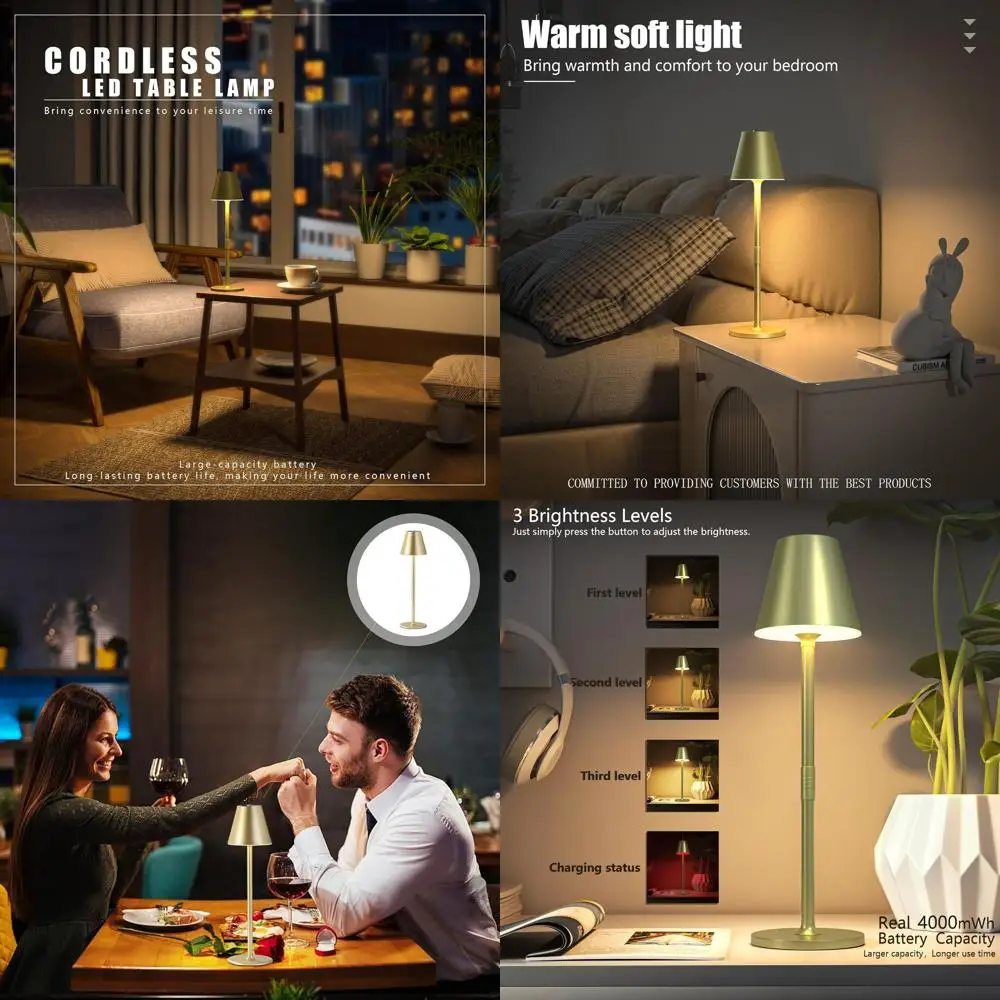 4-Pack Rechargeable…