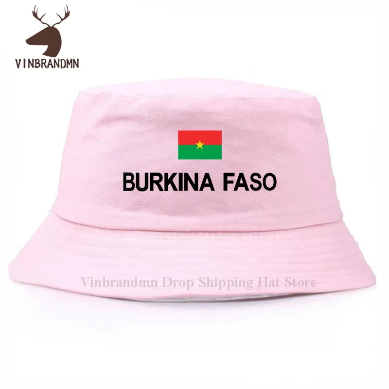 Burkina Faso Country Flag Heart Family men women baseball caps summer outdoor visor bucket hats 100% cotton hip hop fishing hats