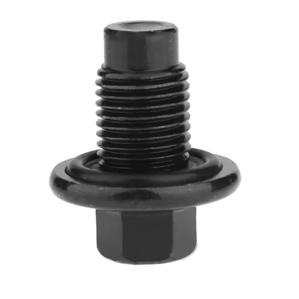 Oil Drain Screw Oil Pan Screws Black Quick To Install Wear-resistant 1E0010404 97JM6730BA For Jumper For Mazda