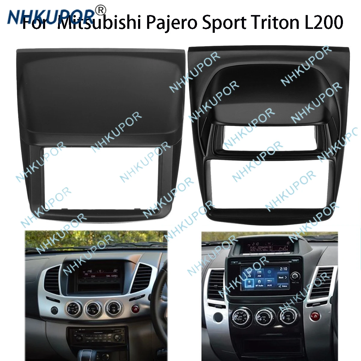 

Комплект рамок для автомагнитолы для MITSUBISHI L200 Triton Pajero Sport Challenger, лицевая панель для установки в приборную панель