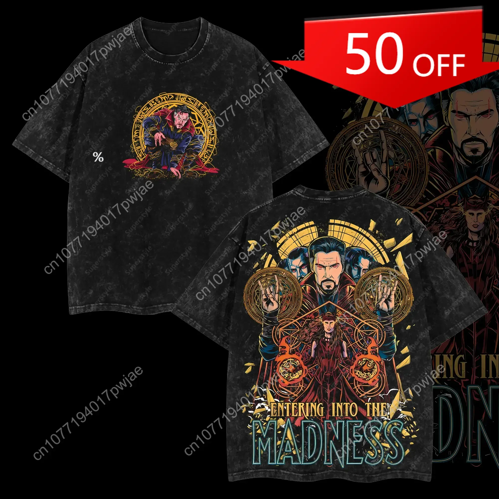 Marvel Superstyle Sorcerer Dr. Strange: Entrando en la locura - Edición Multiverso Cómico MCU, Doble Tamaño, Ligero, Ácido