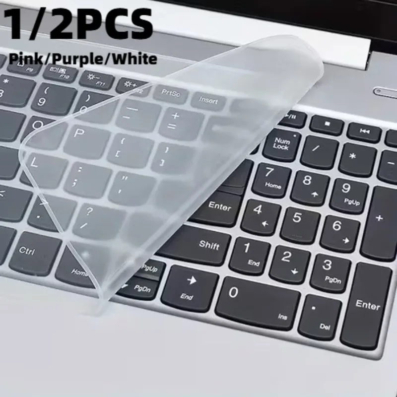 

1/2PCS Keyboard Protective Film Transparent Notebook Keyboard Protector Dust-proof Easy Clean Fully Covered Soft Comfortable