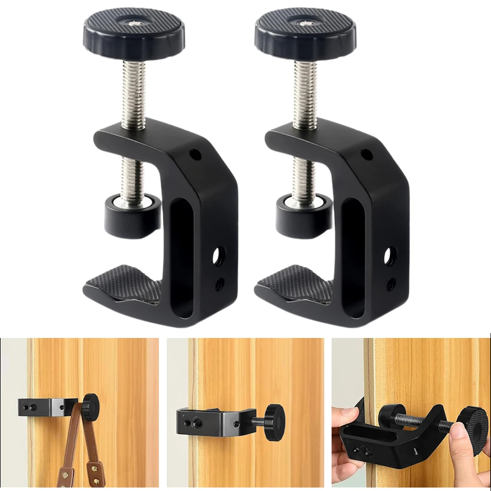 Desk Lamp Mount Holder Cantilever Bracket Clamp C-Shape Made Of Plastic DIY Fixed Clip For Table Light / Microphone