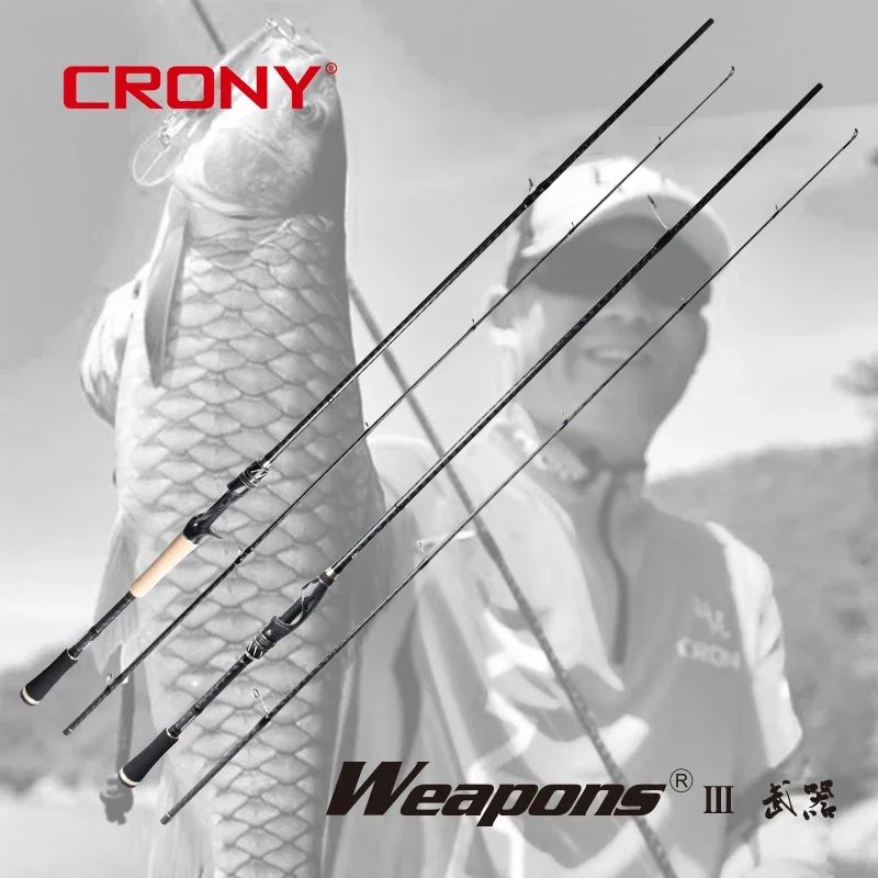 Crony High Carbon Chinese High Quality Guide And Reel Seat Promotion Bait Spinning Long Casting Spinning Fishing Rod