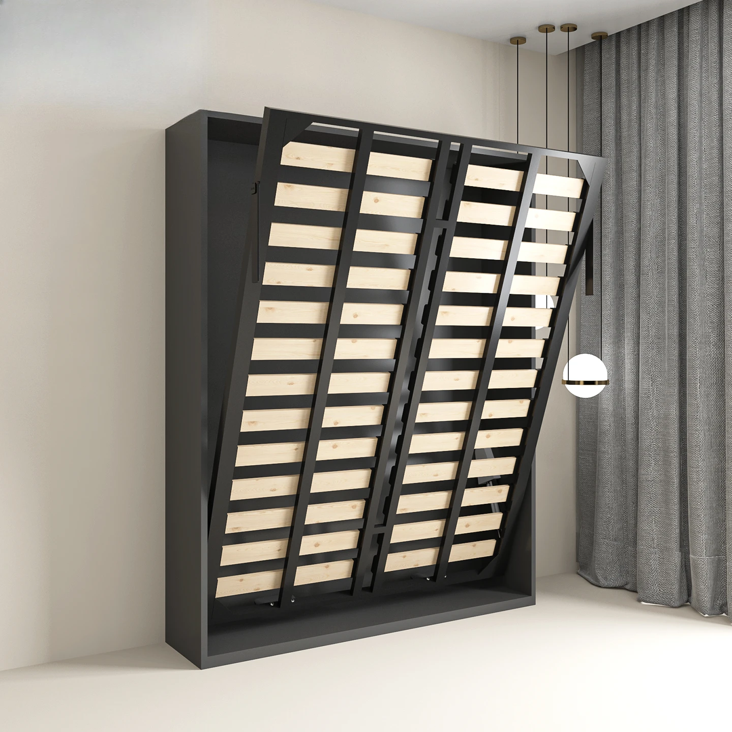 

Four keel wall bed Invisible Hanging foot hardware accessories, multi-functional wall Folding bed Rollover Flap bed