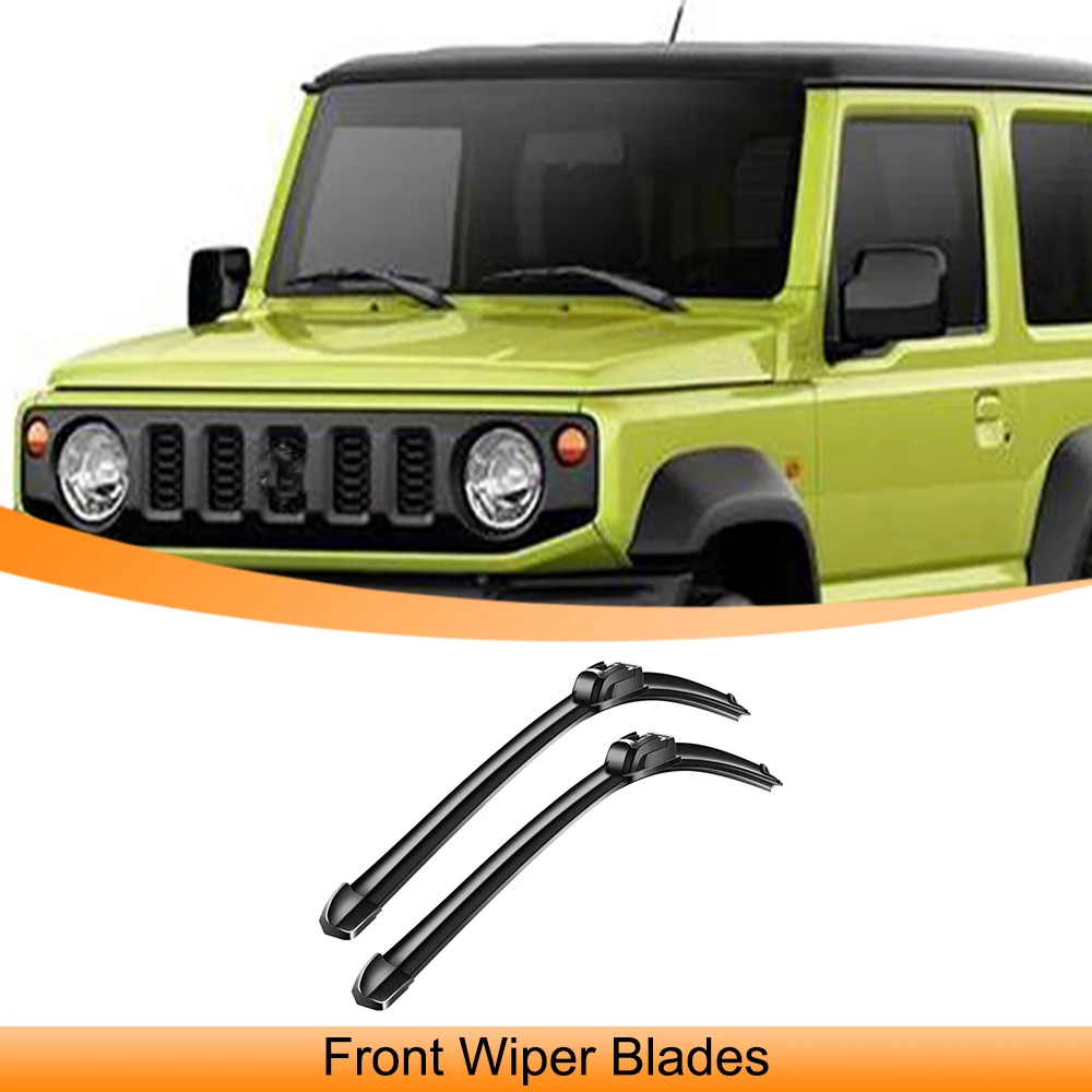 YOCTM щетки стеклоочистителя переднего стекла для Suzuki Jimny 2019-2023, черная резина/лист стали с эффектом памяти/аБС-пластик