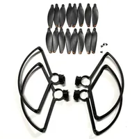 LSRC S6S Foldable Drone LS-S6S Mini RC Quadcopter Blade Protective Frame Fan Maple Leaf Wing Propellers Blades Props 20PCS