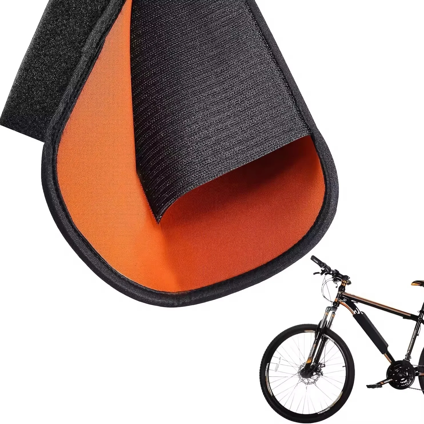 1/2 Stück E-Bike Lithium-Batterie Schutzhülle Fahrradkorb Allwetter-Schutzhülle Wasserdicht Staubdicht Fahrradhülle – Detail 4