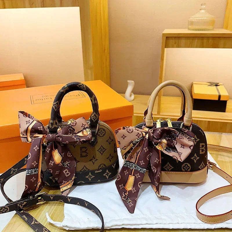 

New Fashion Luxury Personality Leisure Everything Gorgeous Vintage Presbyte Handbag Printed Single Shoulder Crossbody Shell Bag