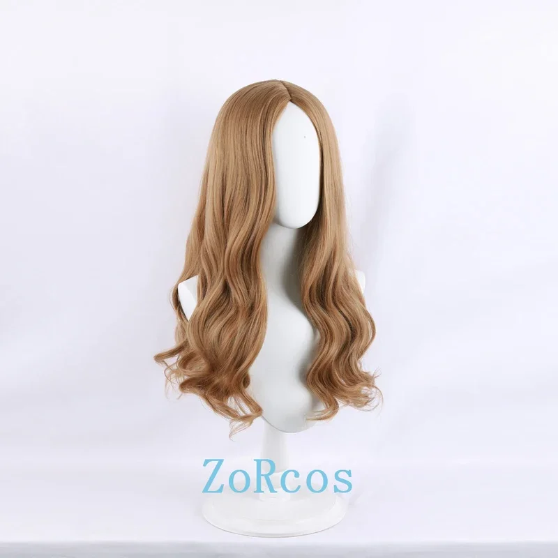M3GAN Cosplay Costume Wig AI Doll Robots Megan 60cm Long Hair Heat Resistant Synthetic Halloween Role Play Wig   Free Wig Cap